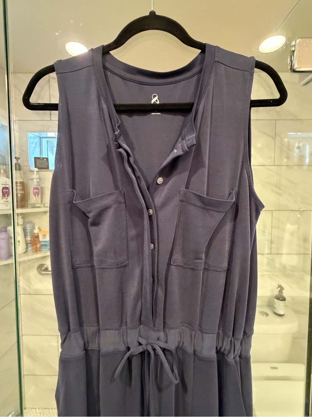 Lou & Grey Navy Relaxed Shirt Dress